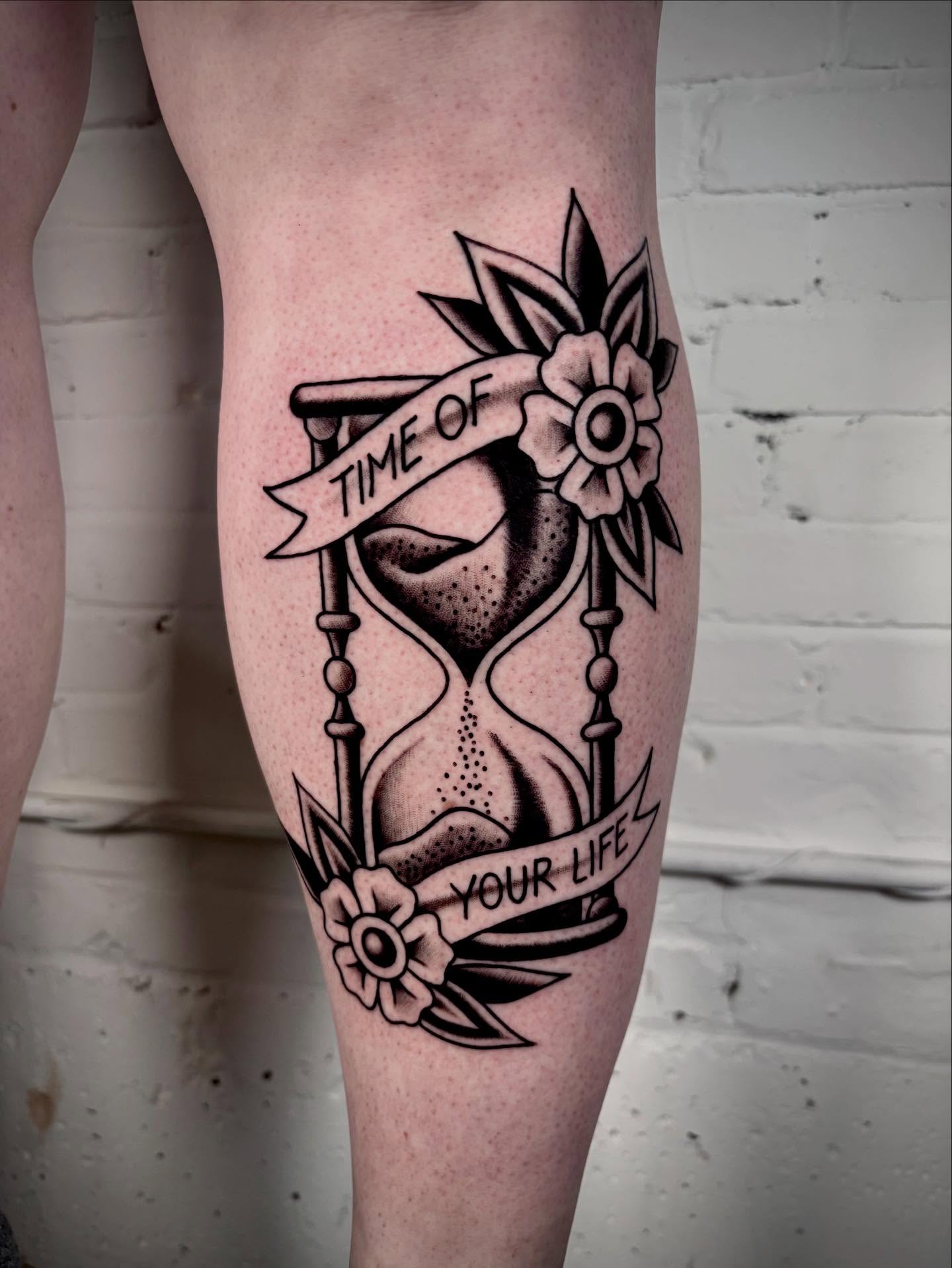 Tattoo by @dougvon_tattoos — black_and_grey, dotwork