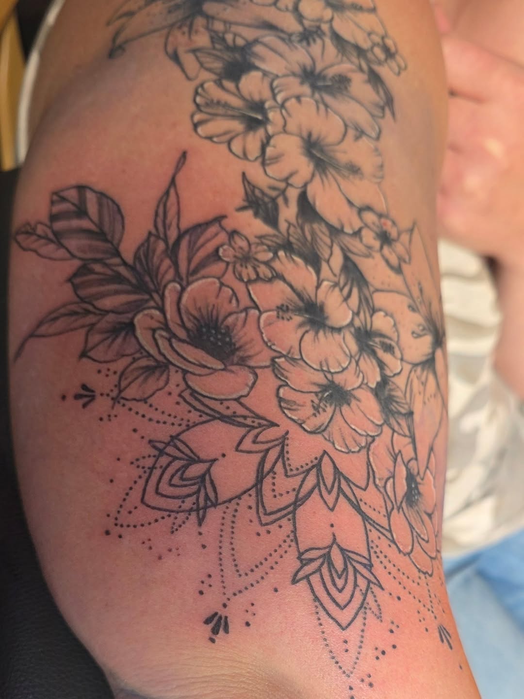 Tattoo by @bonesybettystattoos — fine_line, dotwork