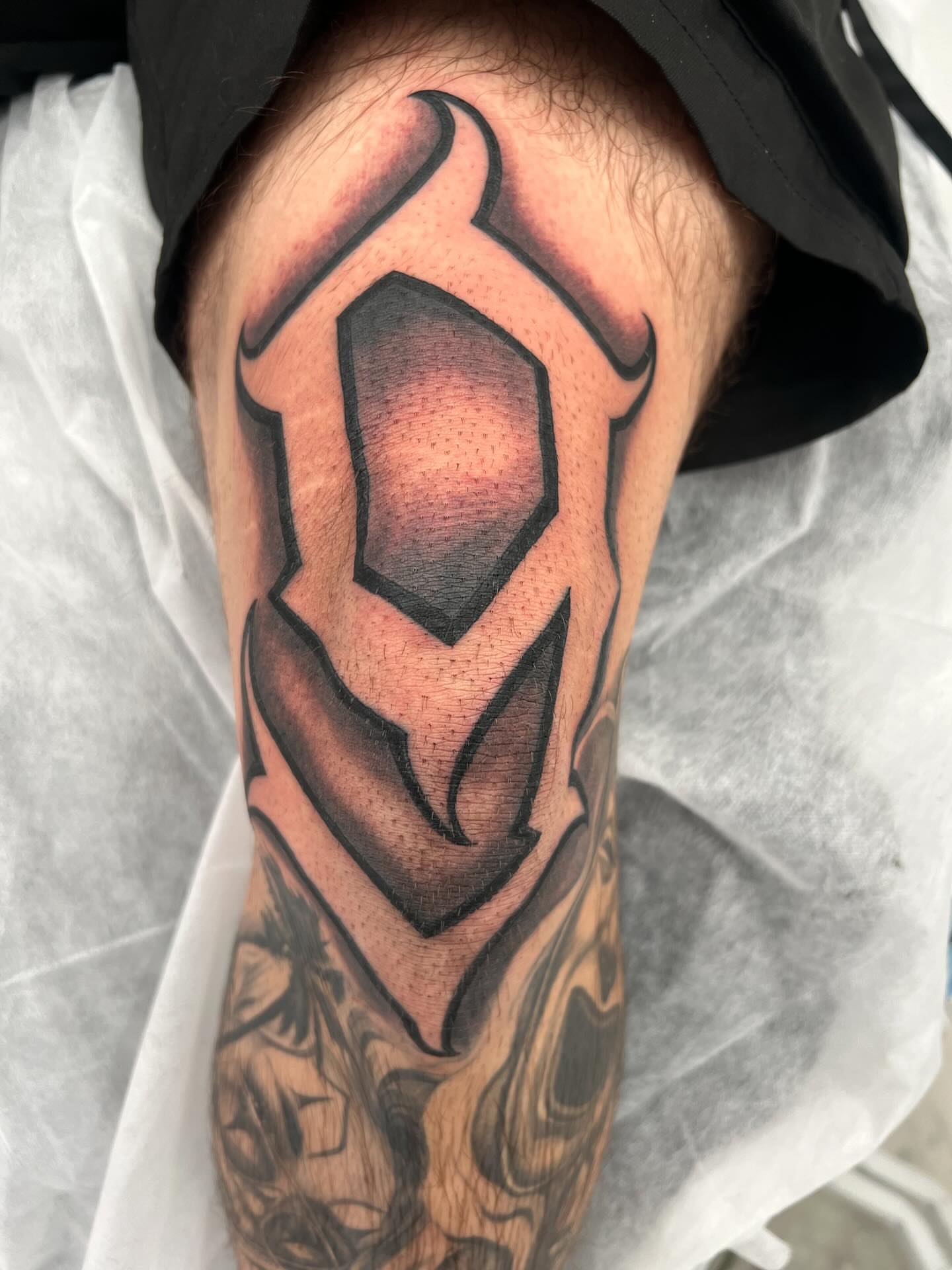 Tattoo by @peterpaychek — geometric