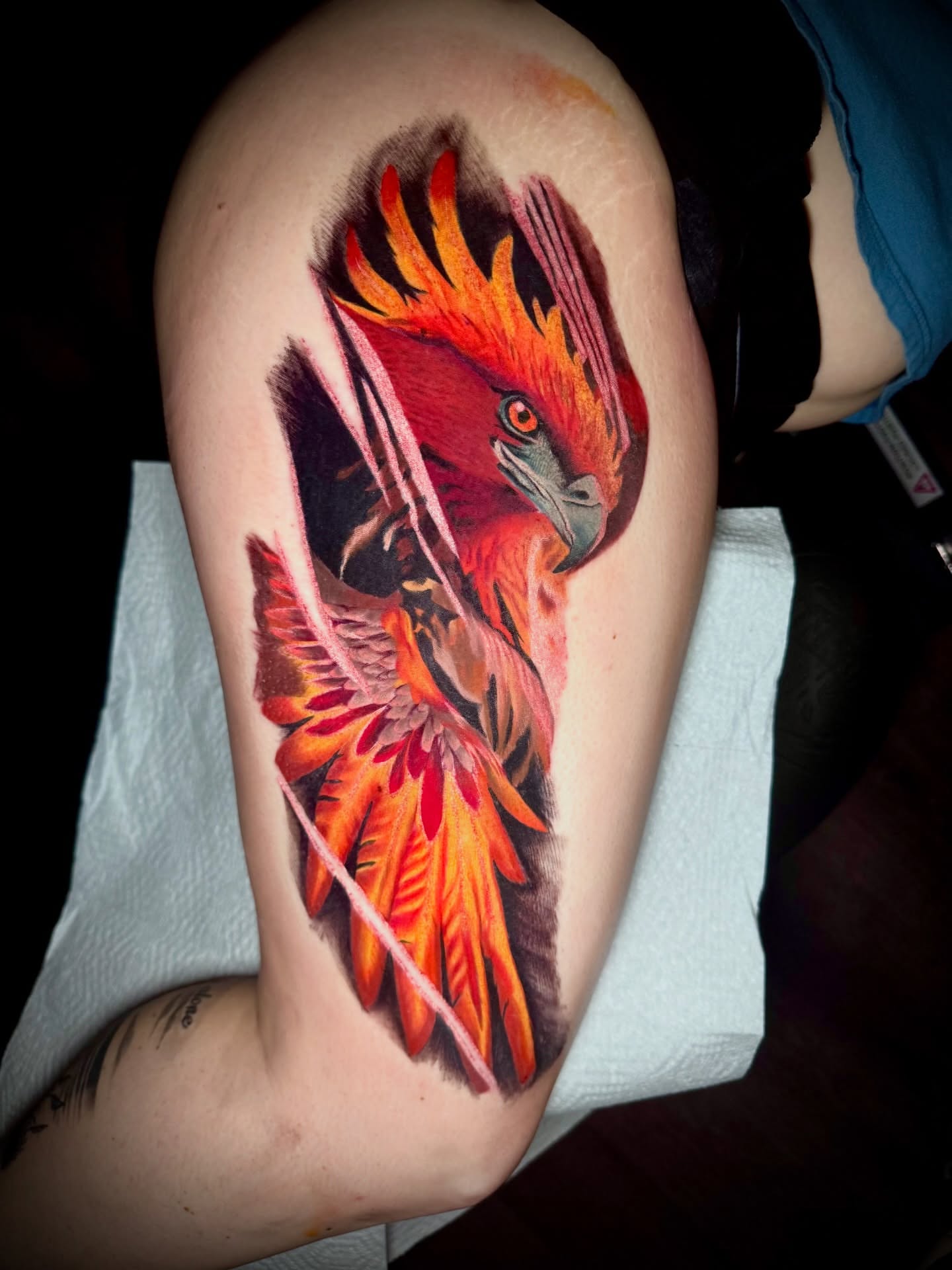 Tattoo by @laundrymattats — realism