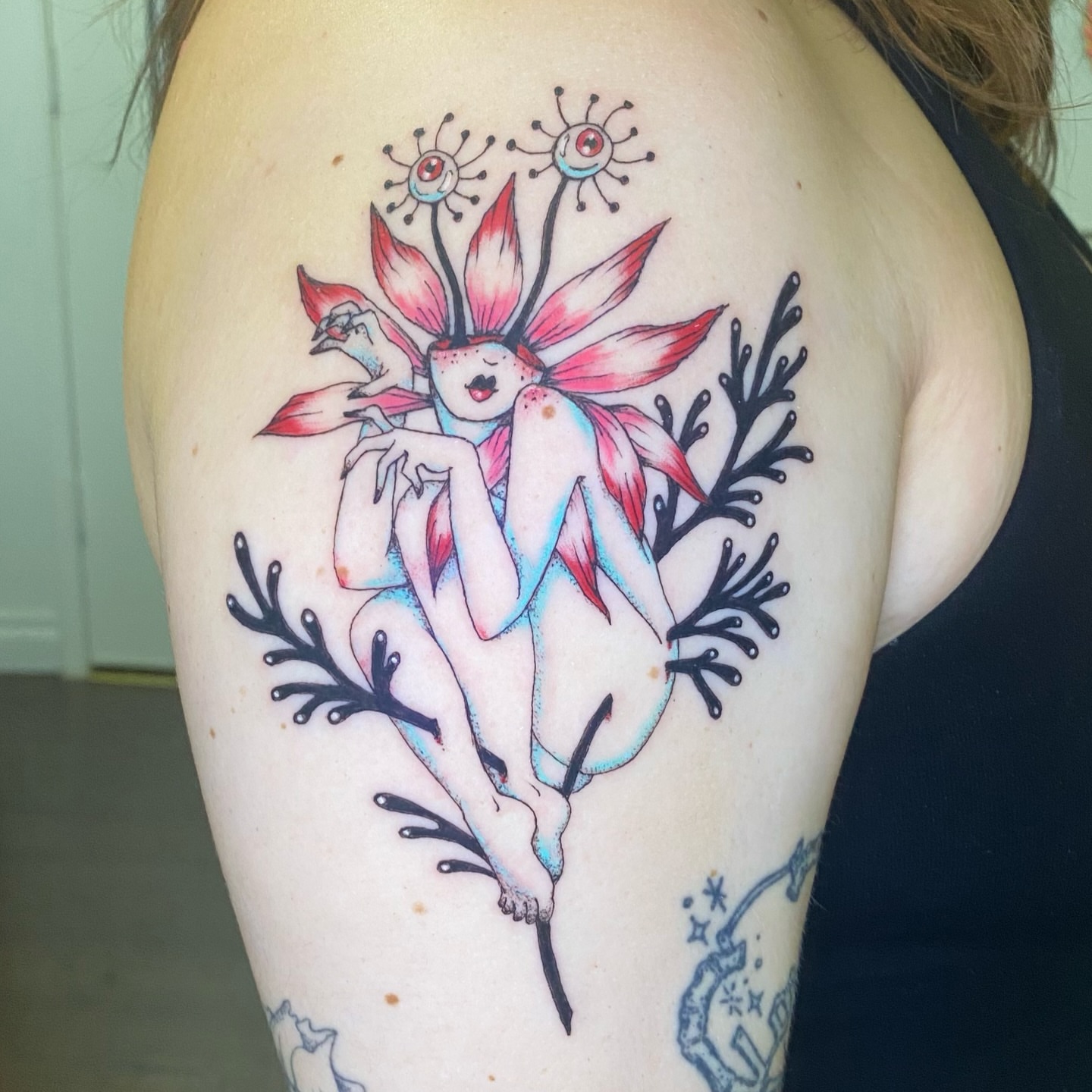 Tattoo by @axelhoney — illustrative, surrealism