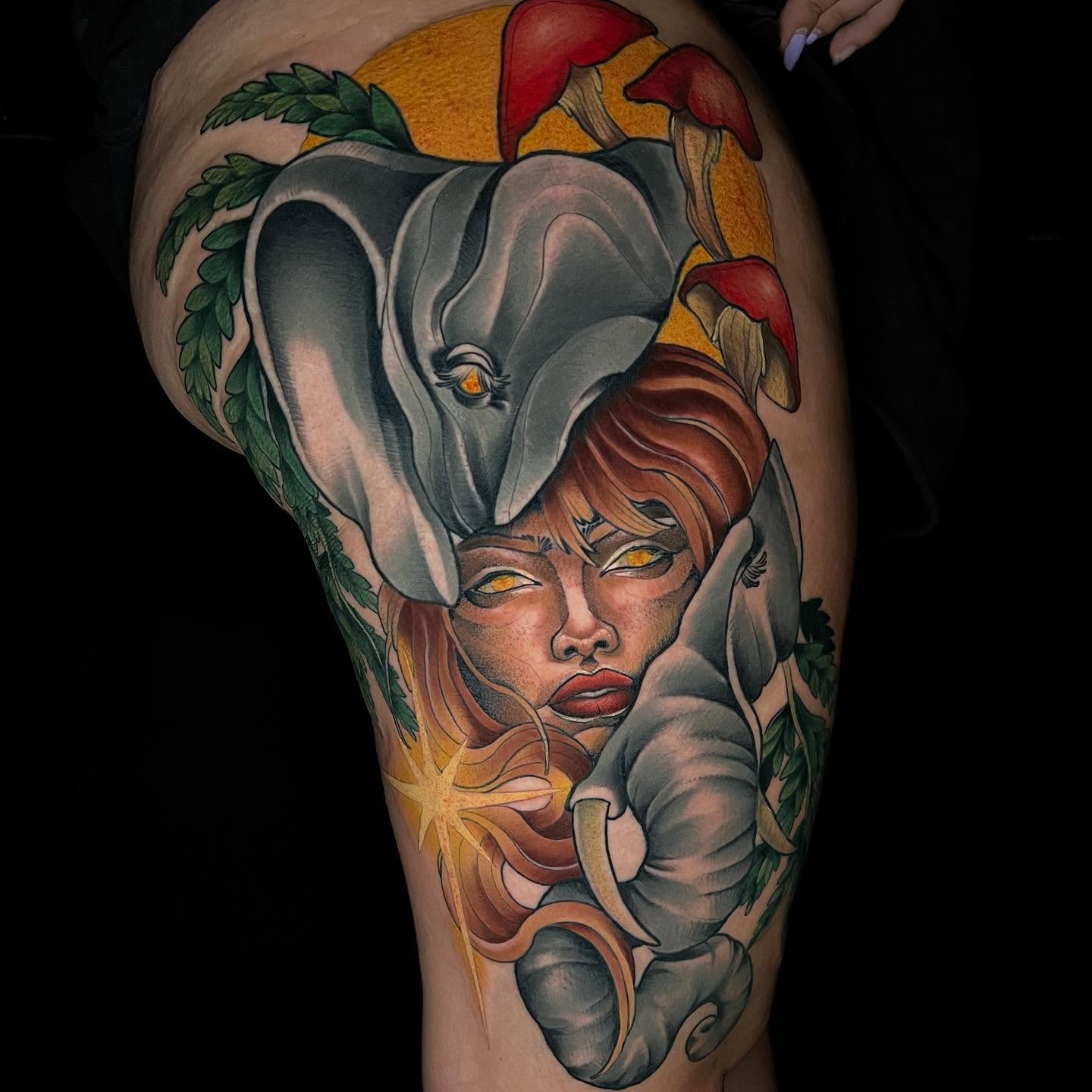 Tattoo by @heatherlynntattoos — american_traditional, realism