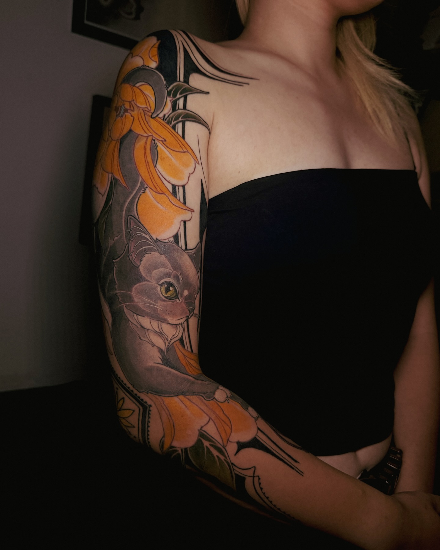 Tattoo by @marytattooing — american_traditional, realism