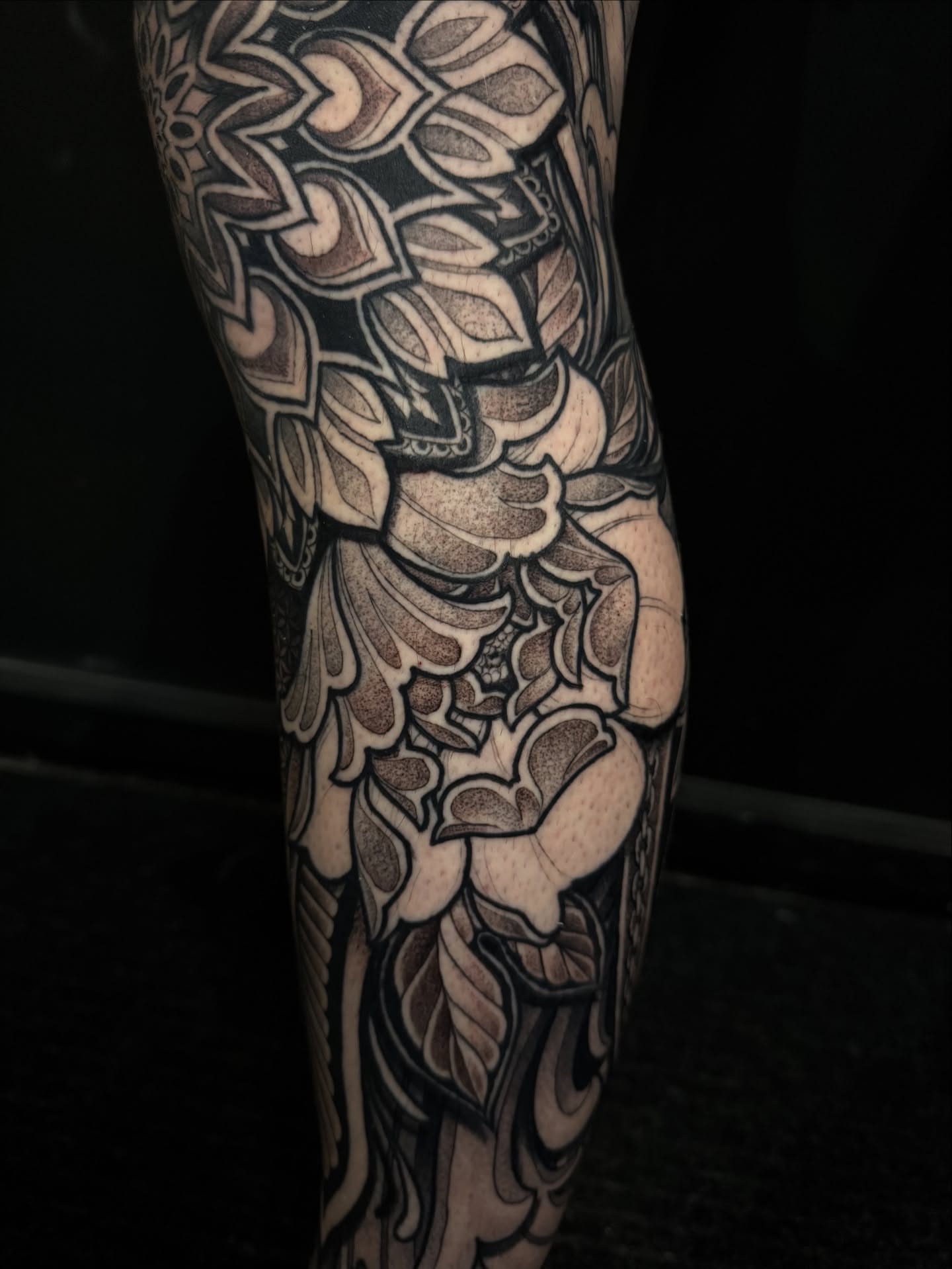 Tattoo by @fragiledagger — black_and_grey