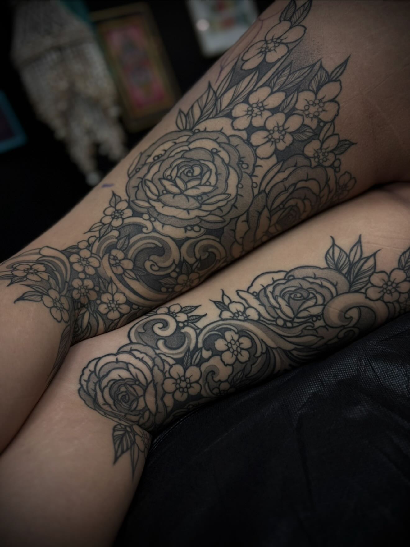 Tattoo by @m2thebtattoos — black_and_grey