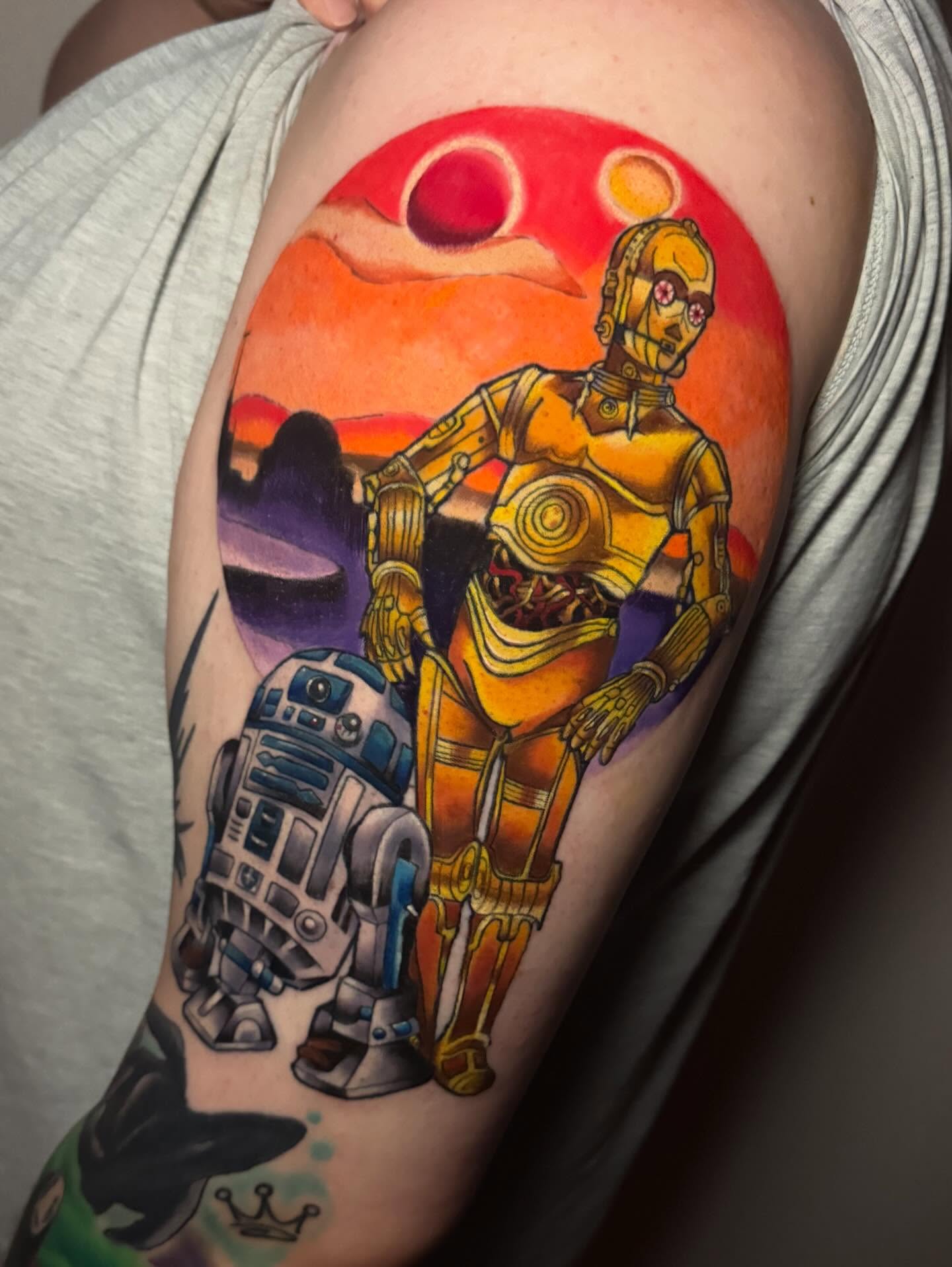 Tattoo by @xxsashafontainexx — illustrative