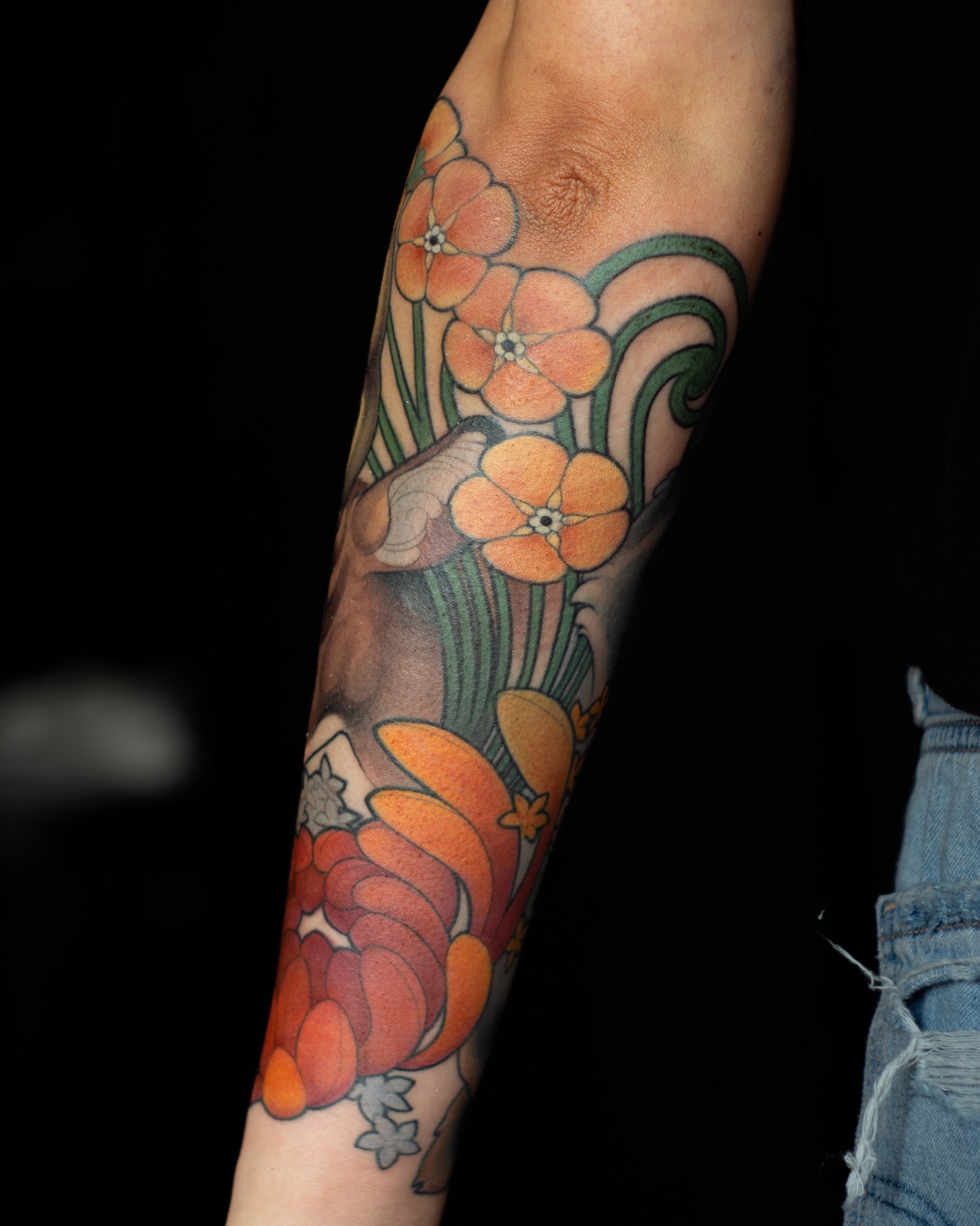 Tattoo by @hannahsteeleart — new_school, illustrative