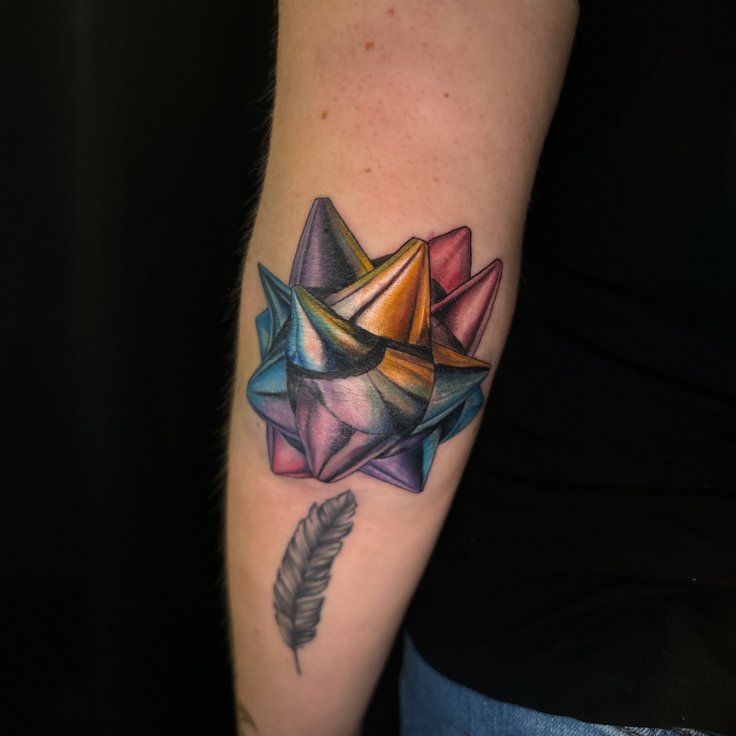 Tattoo by @huestatts — geometric