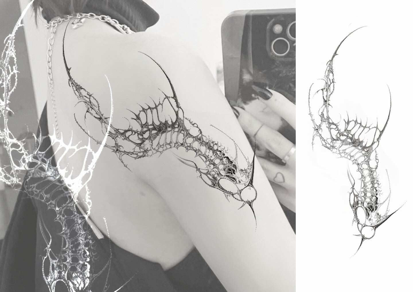 Tattoo by @ycc_tattoo — black_and_grey, geometric