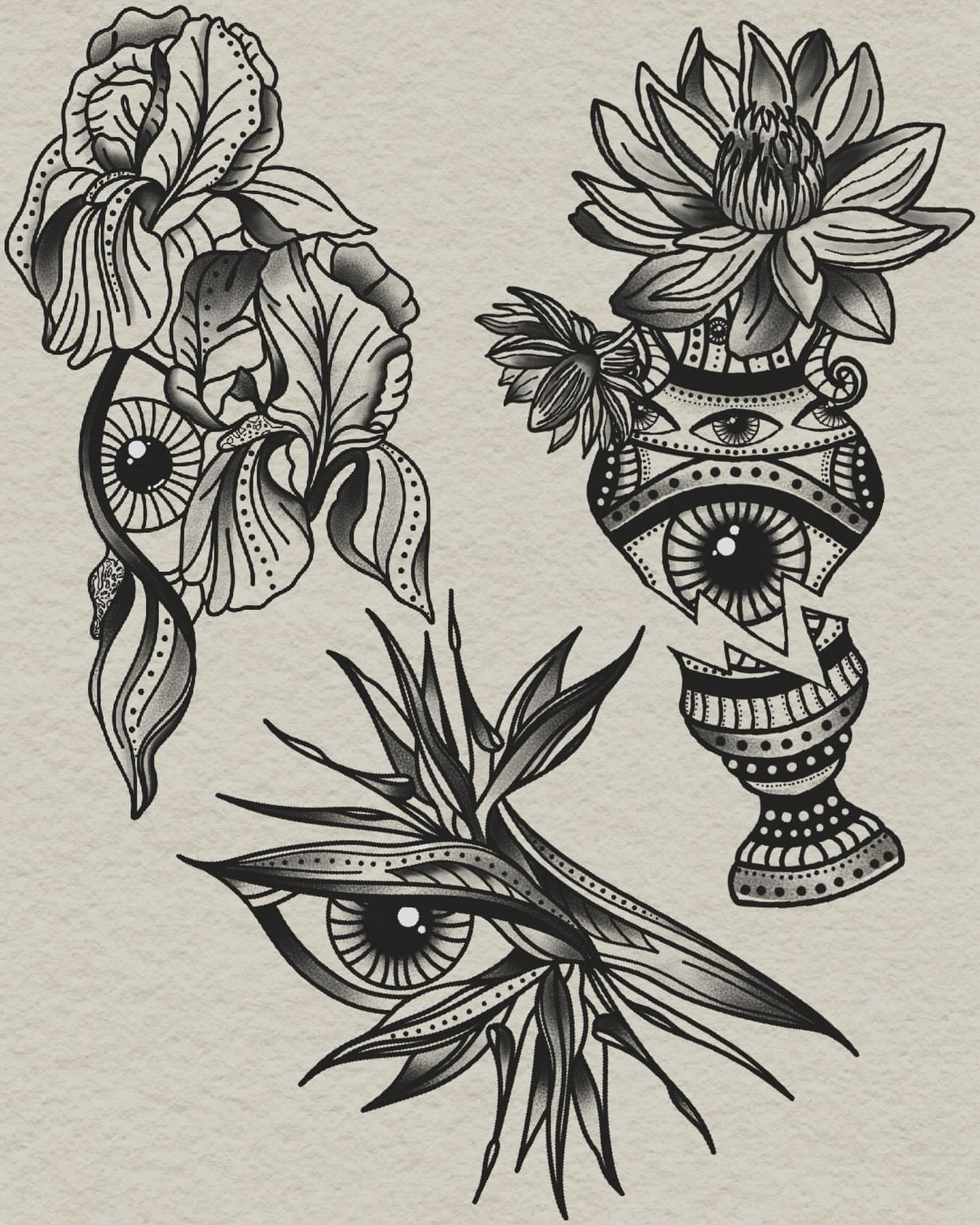 Tattoo by @waywardwildertattoos โ black_and_grey, ornamental