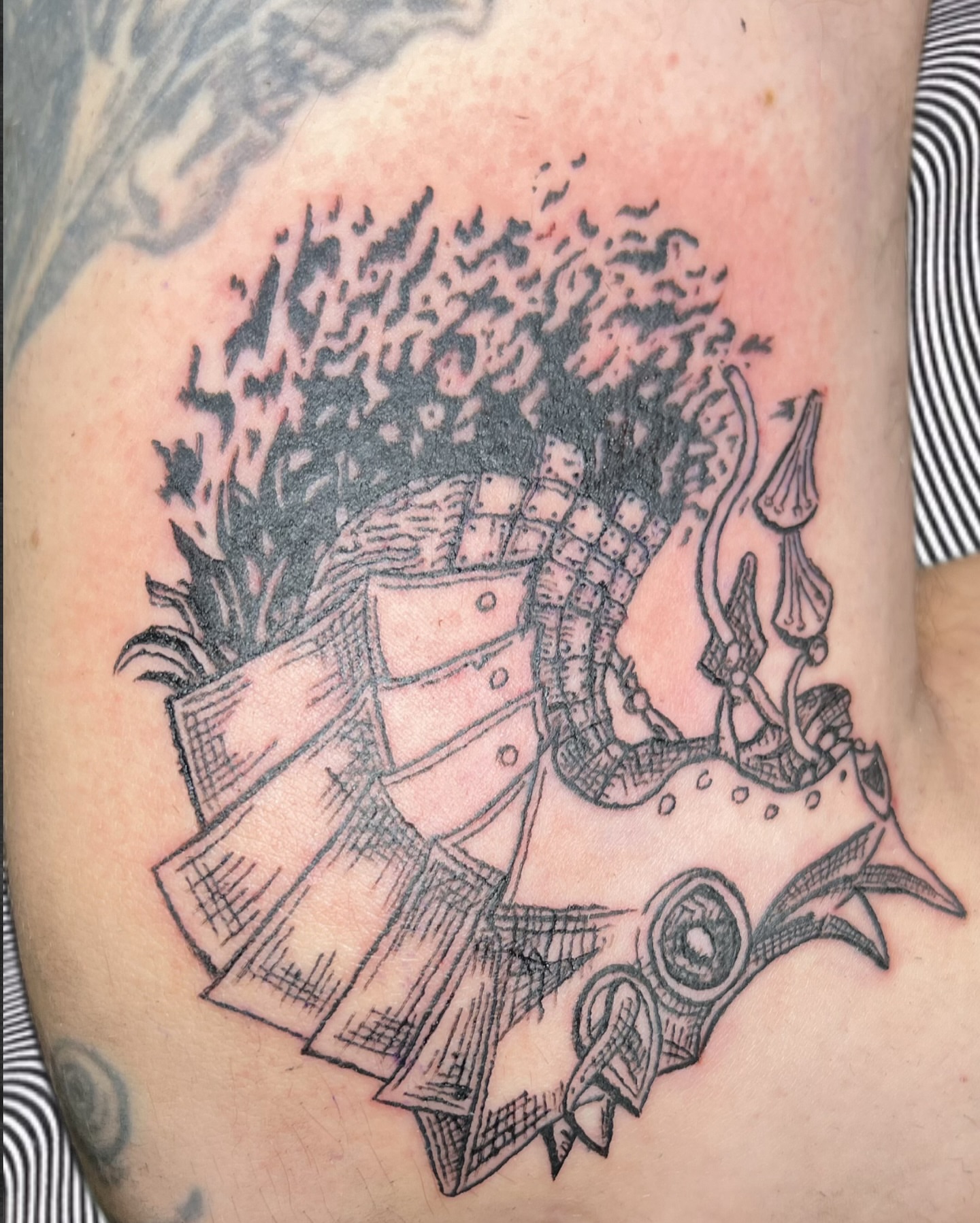 Tattoo by @walrus_milk — black_and_grey, geometric