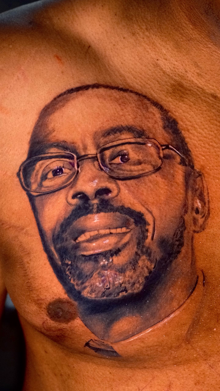 Tattoo by @obsidianinkstudio — realism, black_and_grey