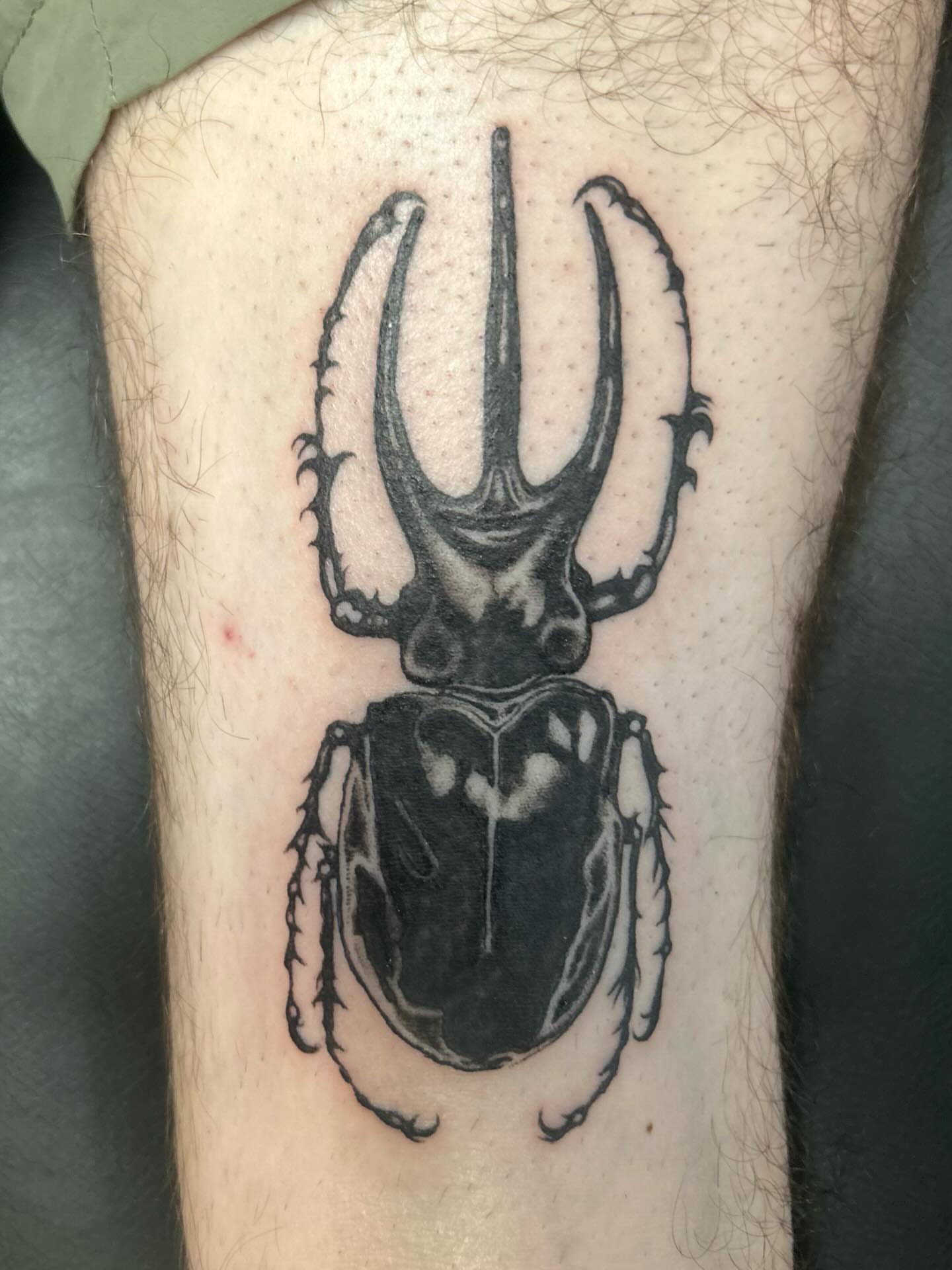 Tattoo by @furcoat444 β black_and_grey