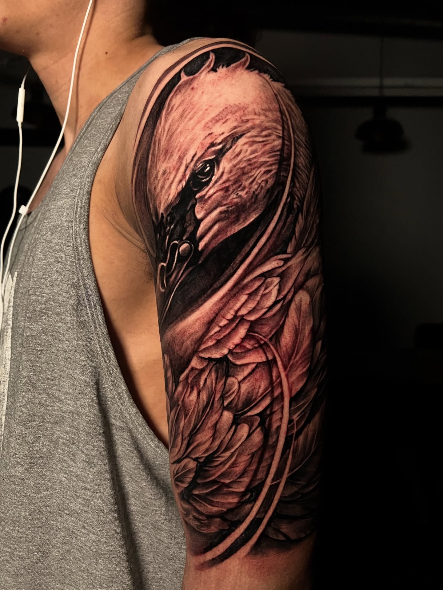 Tattoo by @stillballin6_ — realism, dark_realism