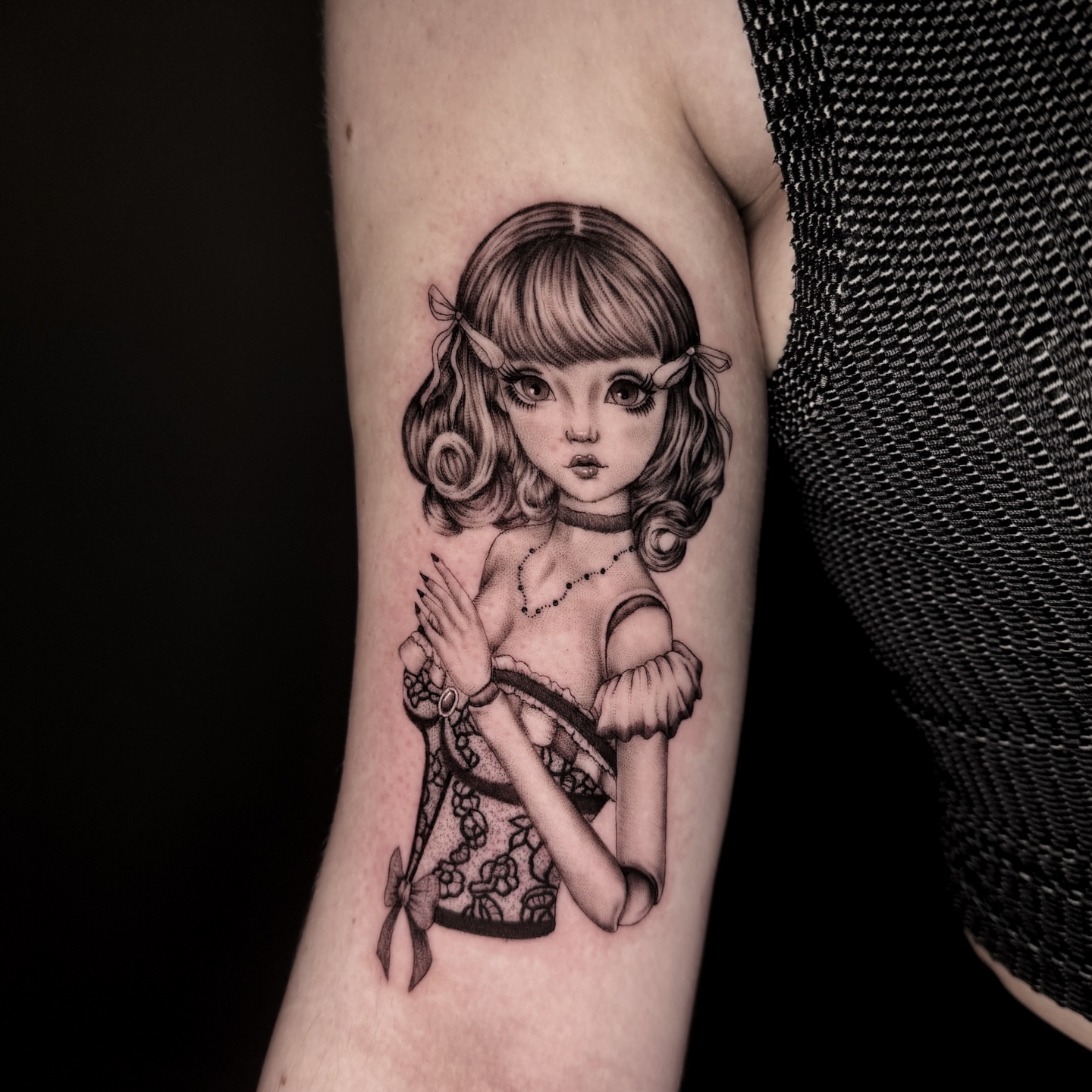 Tattoo by @killjoystabs β black_and_grey, realism