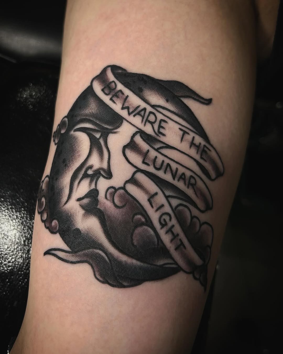 Tattoo by @samanthaxtattoo — american_traditional, lettering_script