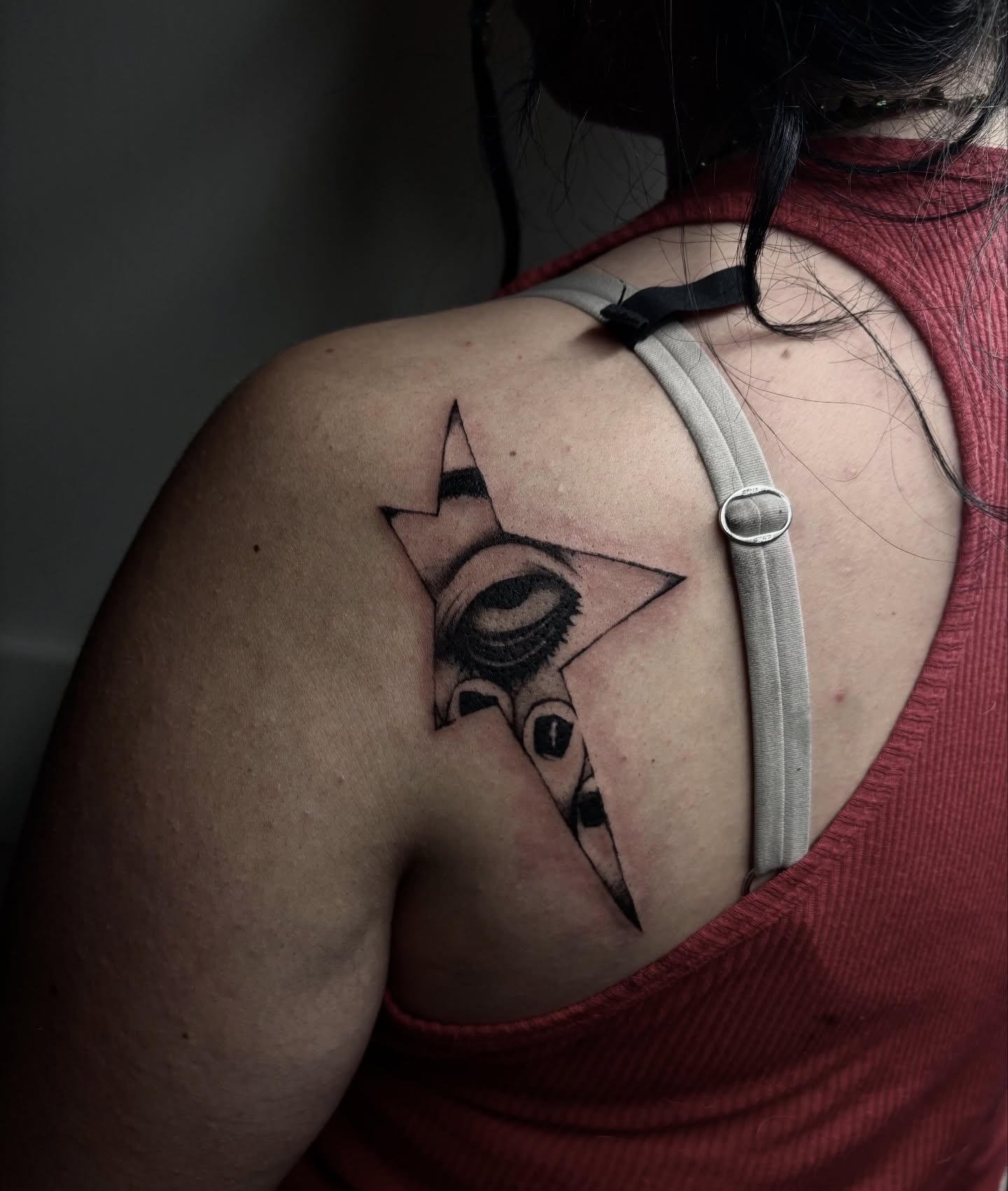 Tattoo by @1nkzilla — black_and_grey, geometric