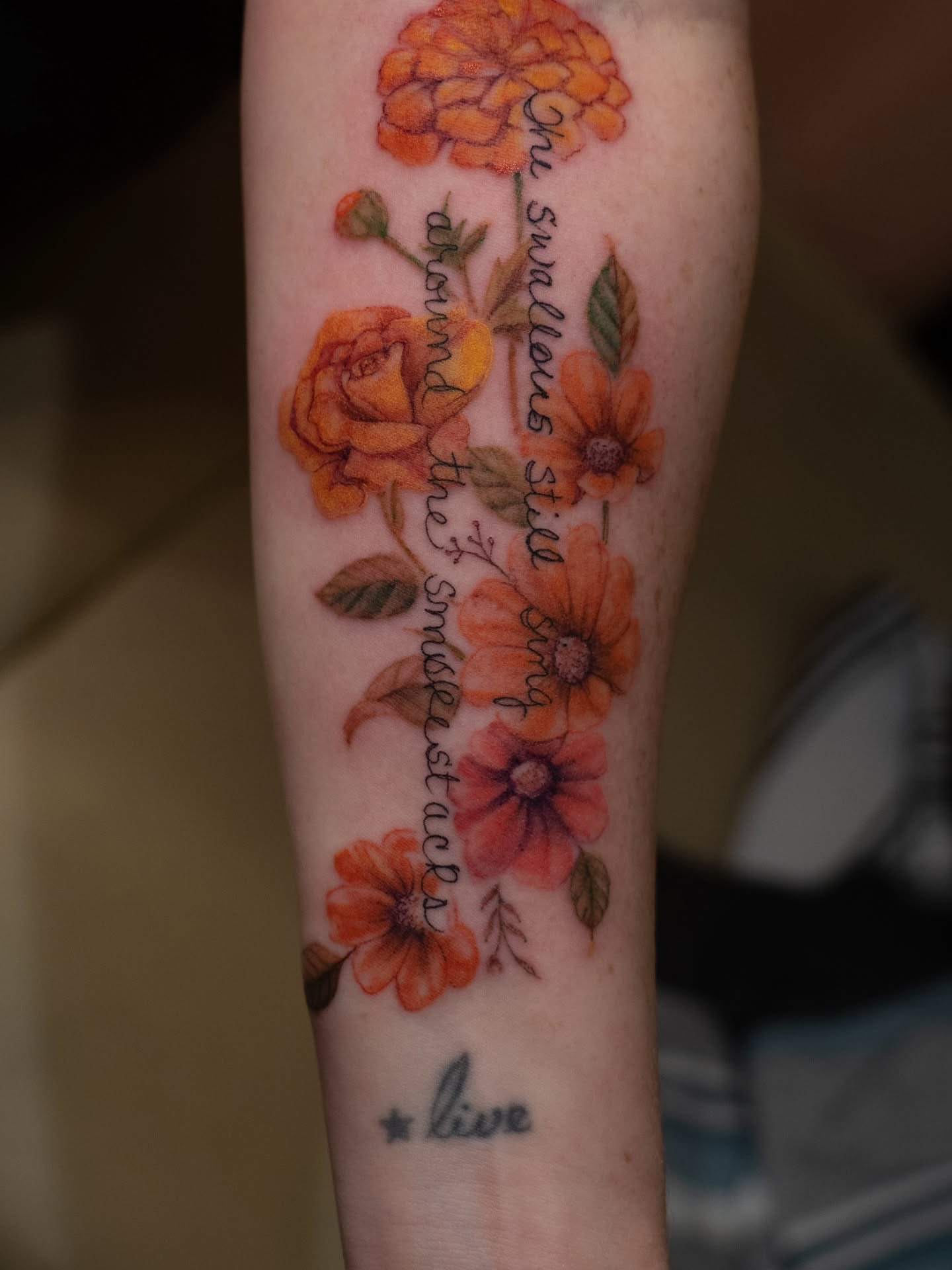 Tattoo by @tatzu__ โ watercolor