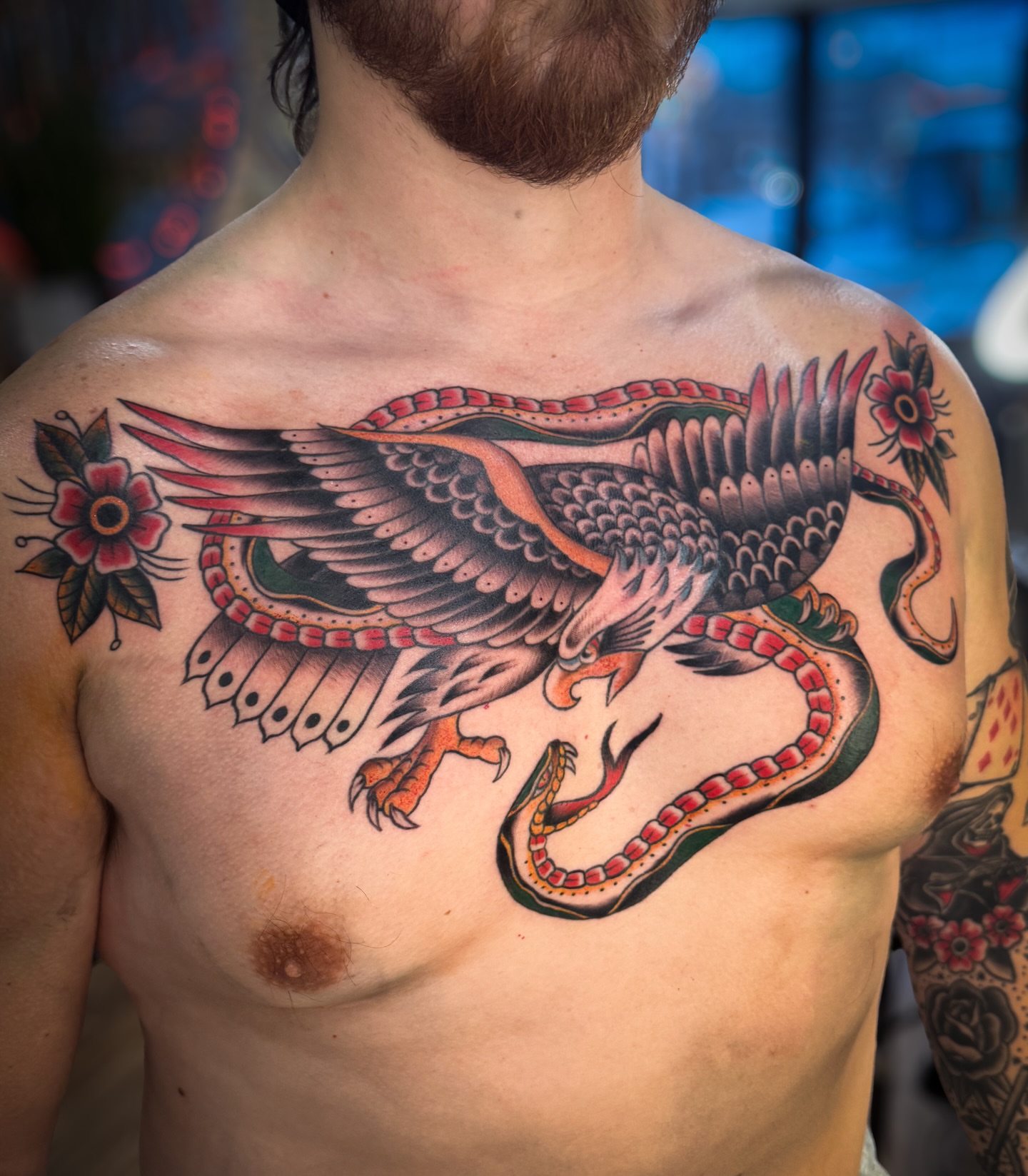 Tattoo by @aaronthomastattoos — american_traditional