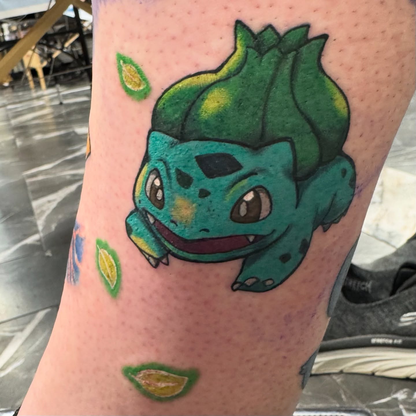 Tattoo by @sonderstattoos — dotwork