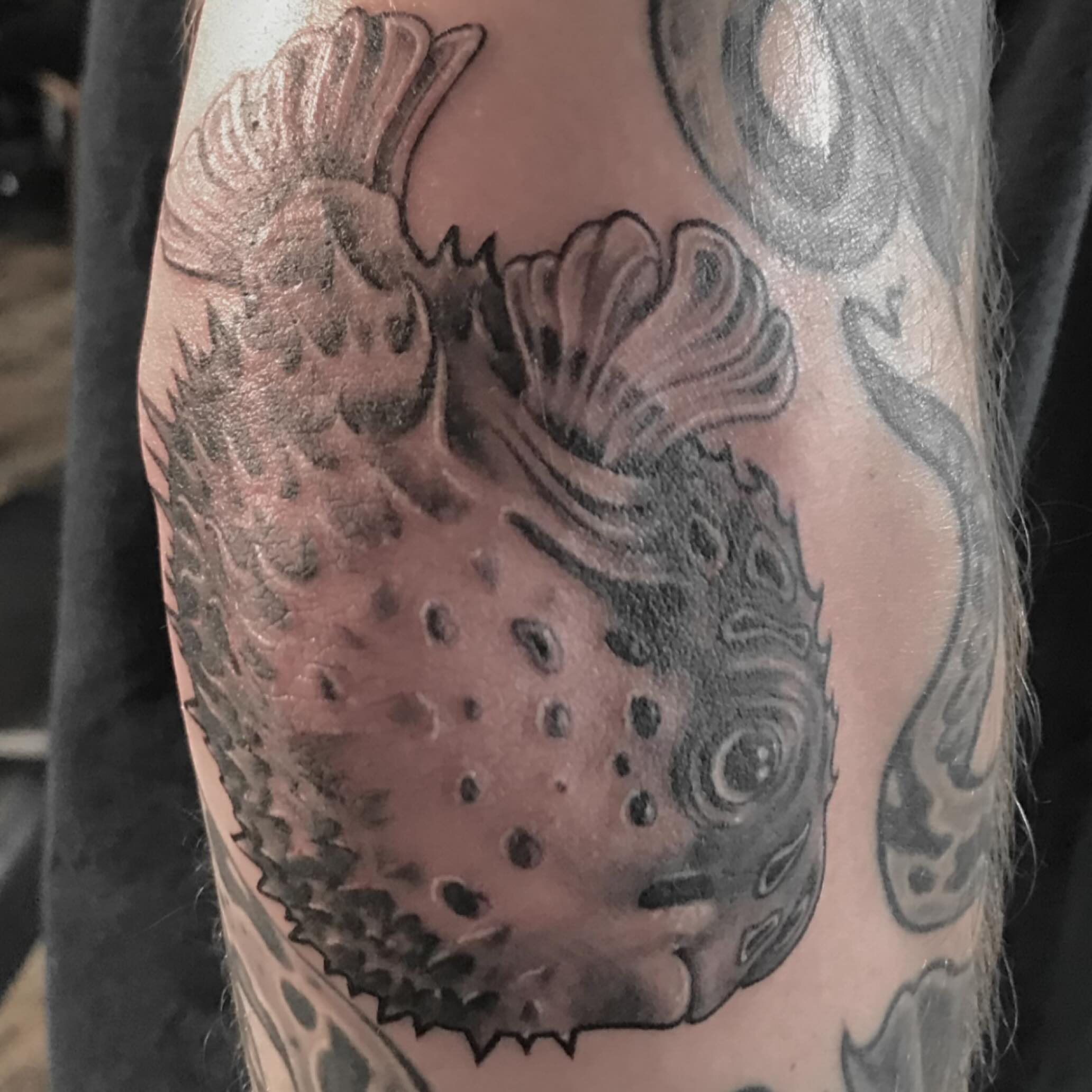 Tattoo by @heathersyvilla — dotwork