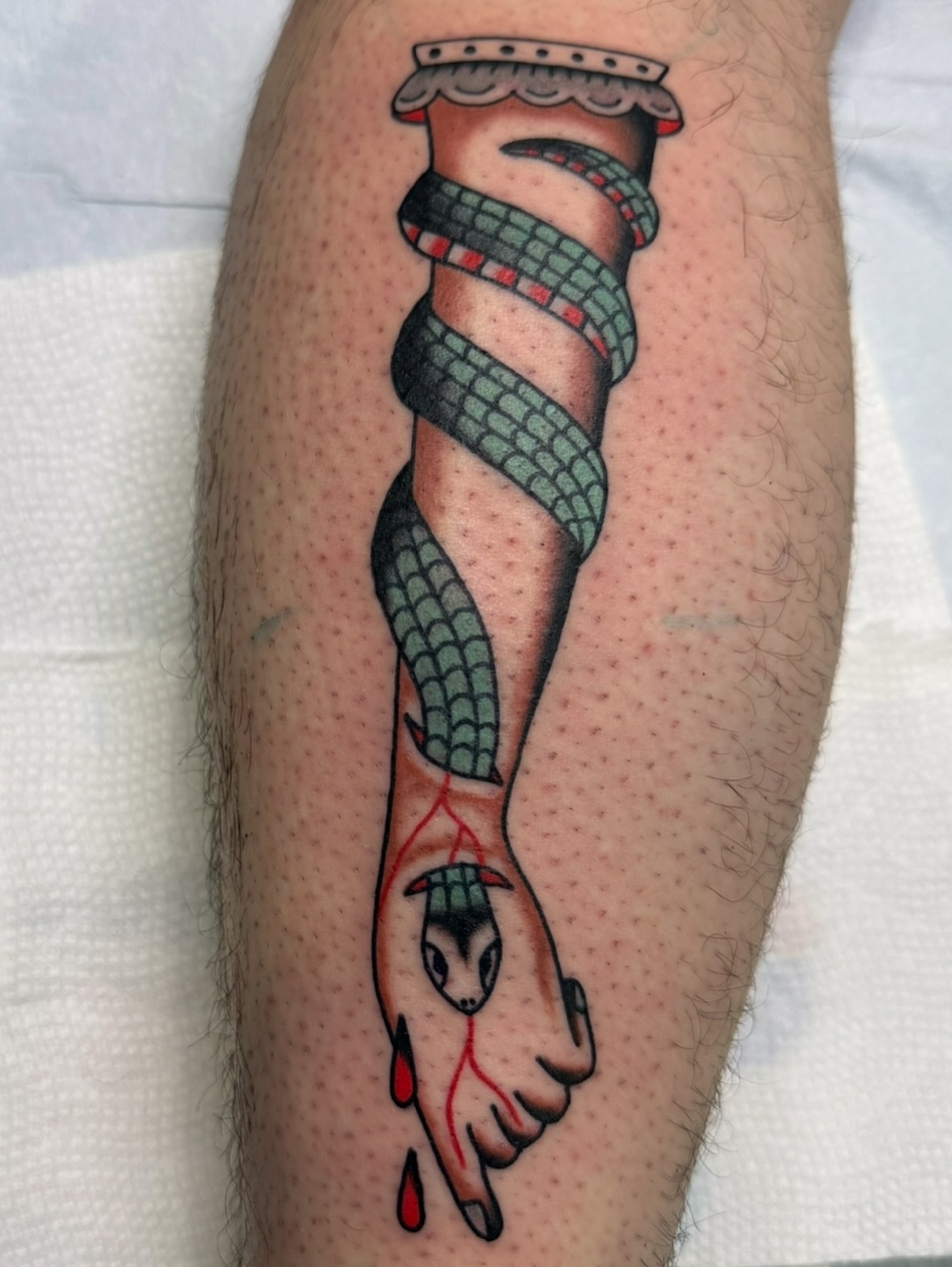 Tattoo by @waughtattooer โ american_traditional
