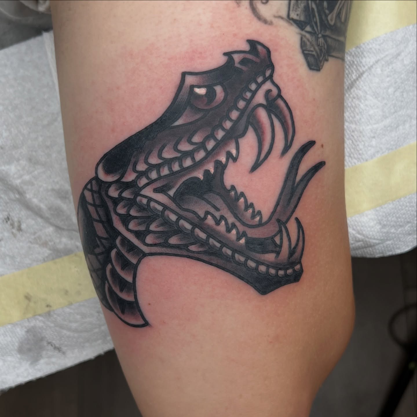 Tattoo by @tylerdavistattoo — black_and_grey