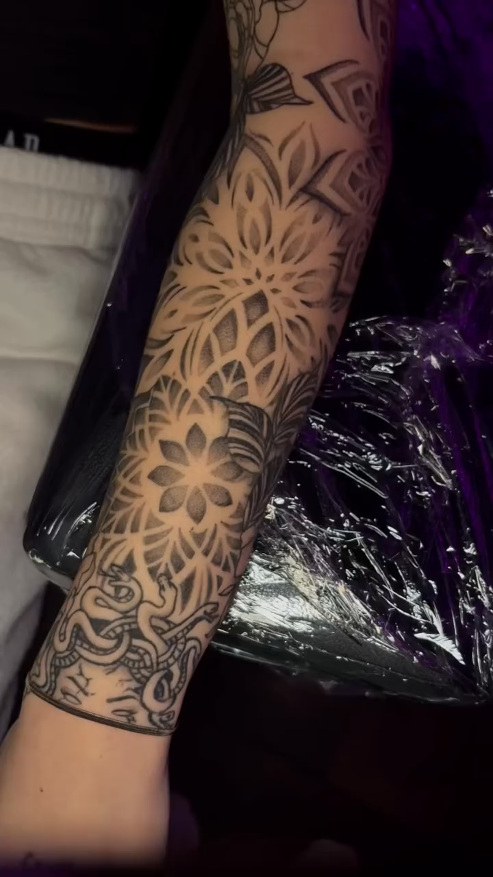 Tattoo by @taboo.tattoos_ — geometric, ornamental