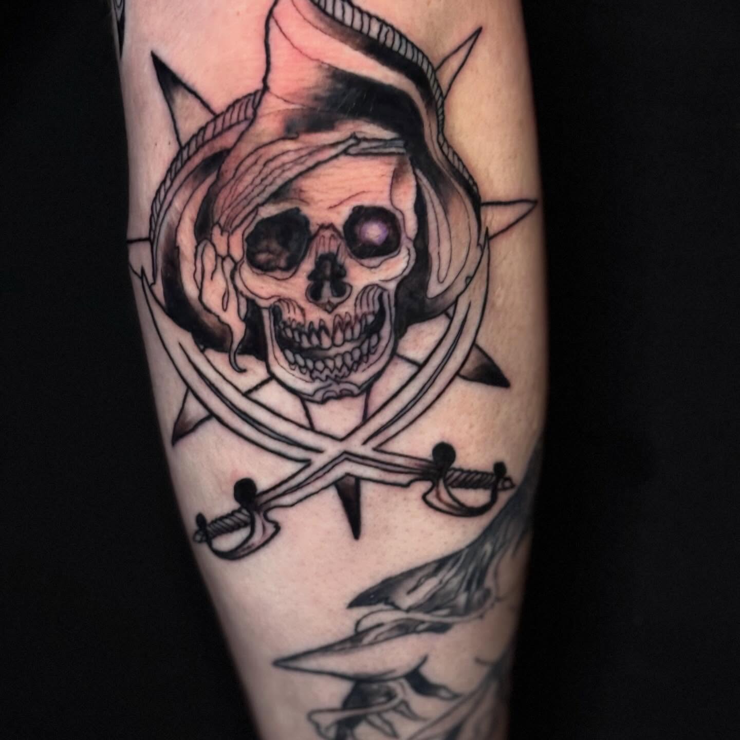 Tattoo by @xjgtattoosx — black_and_grey