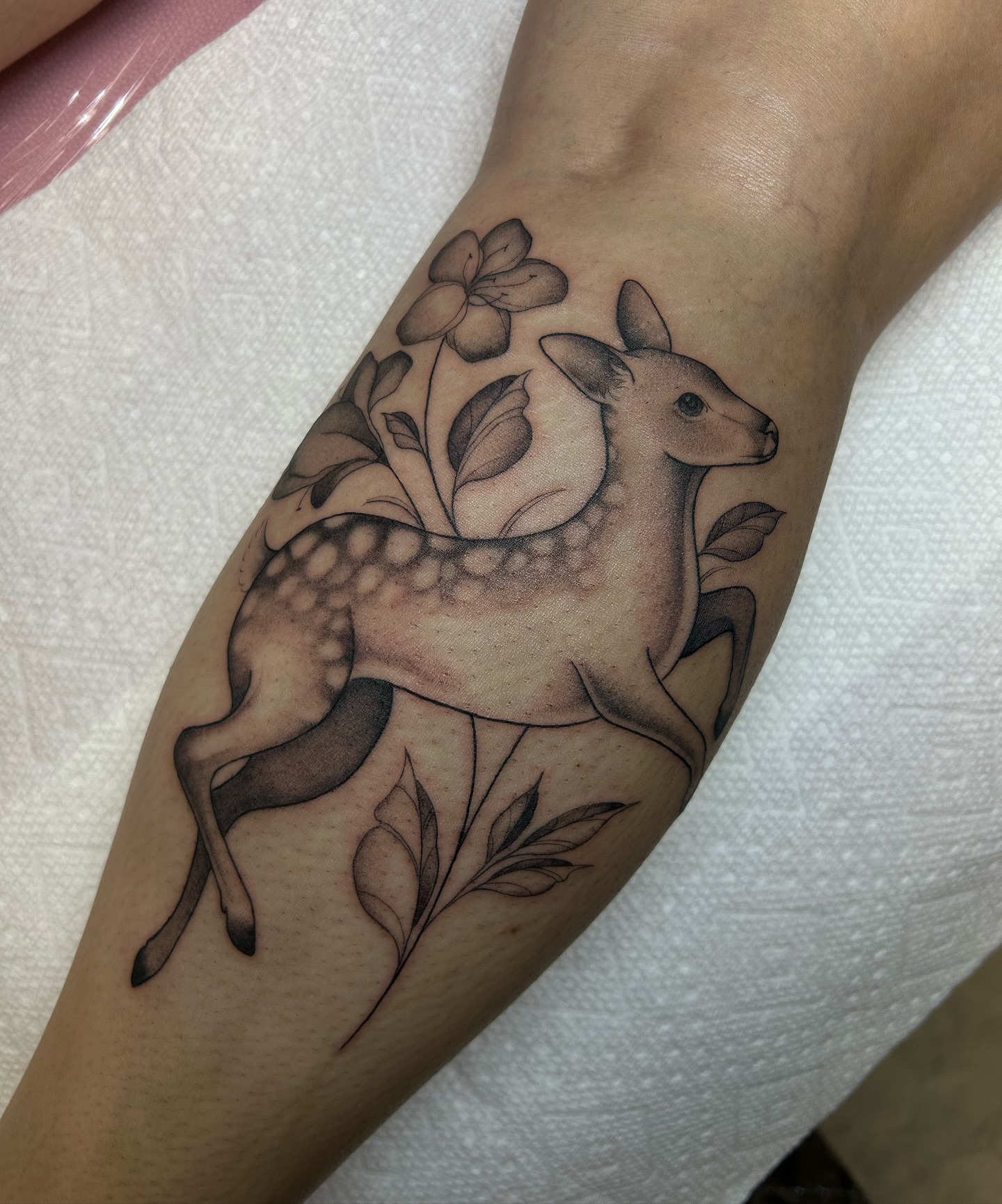 Tattoo by @tattoosbyalyssa — black_and_grey