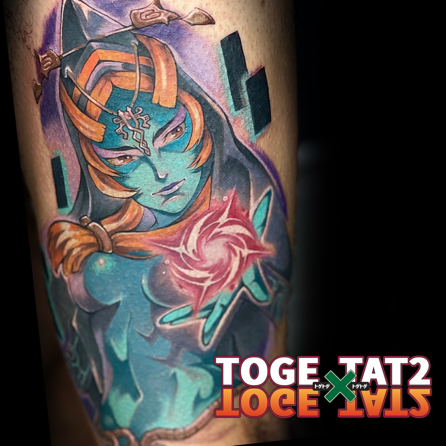 Tattoo by @horitoge_spiky — anime