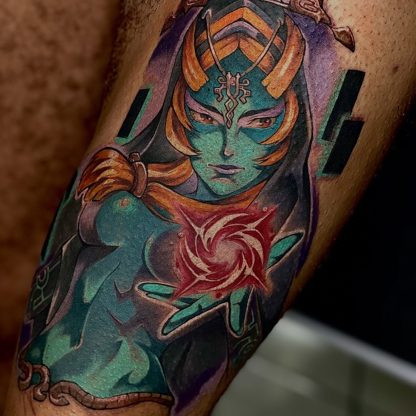 Tattoo by @horitoge_spiky — anime