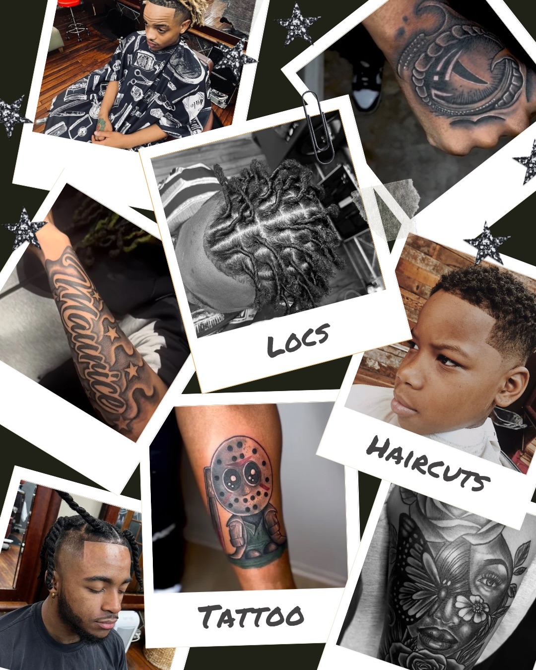 Mask black and grey tattoo on the forearm by Left My Mark