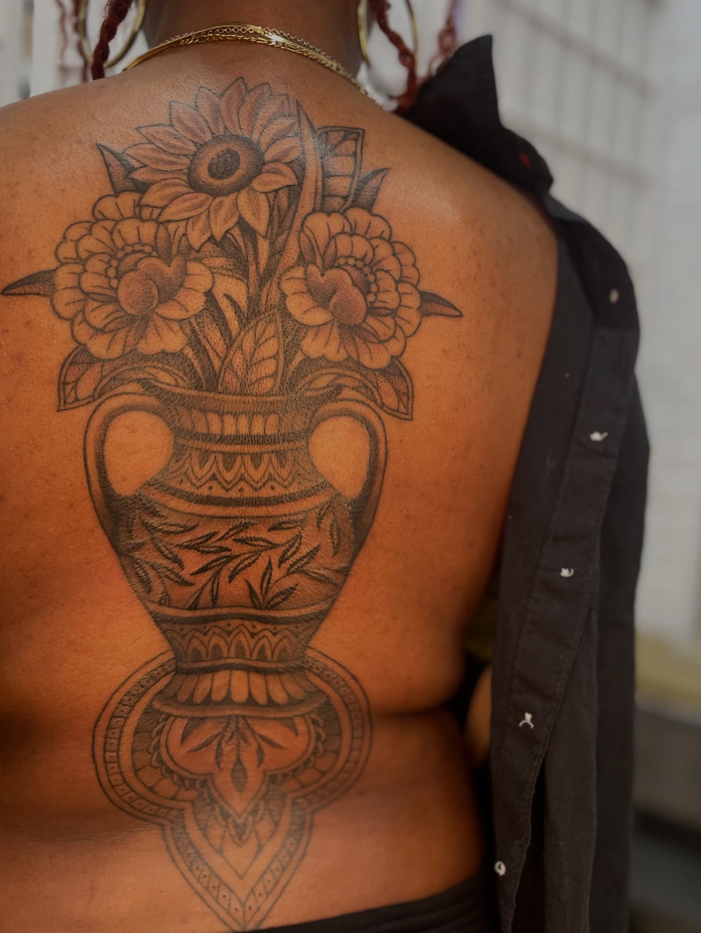 Tattoo by @collie_tattoos — black_and_grey