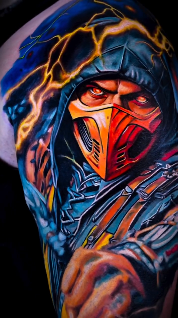 Tattoo by @kodi_tattoo β realism, trash_polka