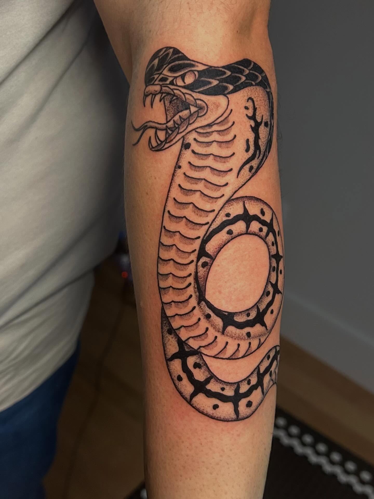 Tattoo by @wldspce — dotwork