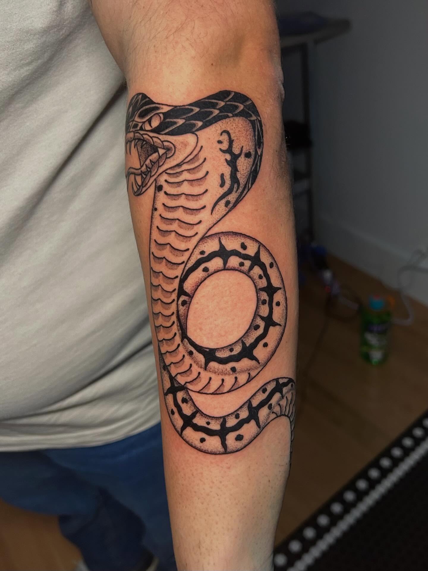 Tattoo by @wldspce — dotwork