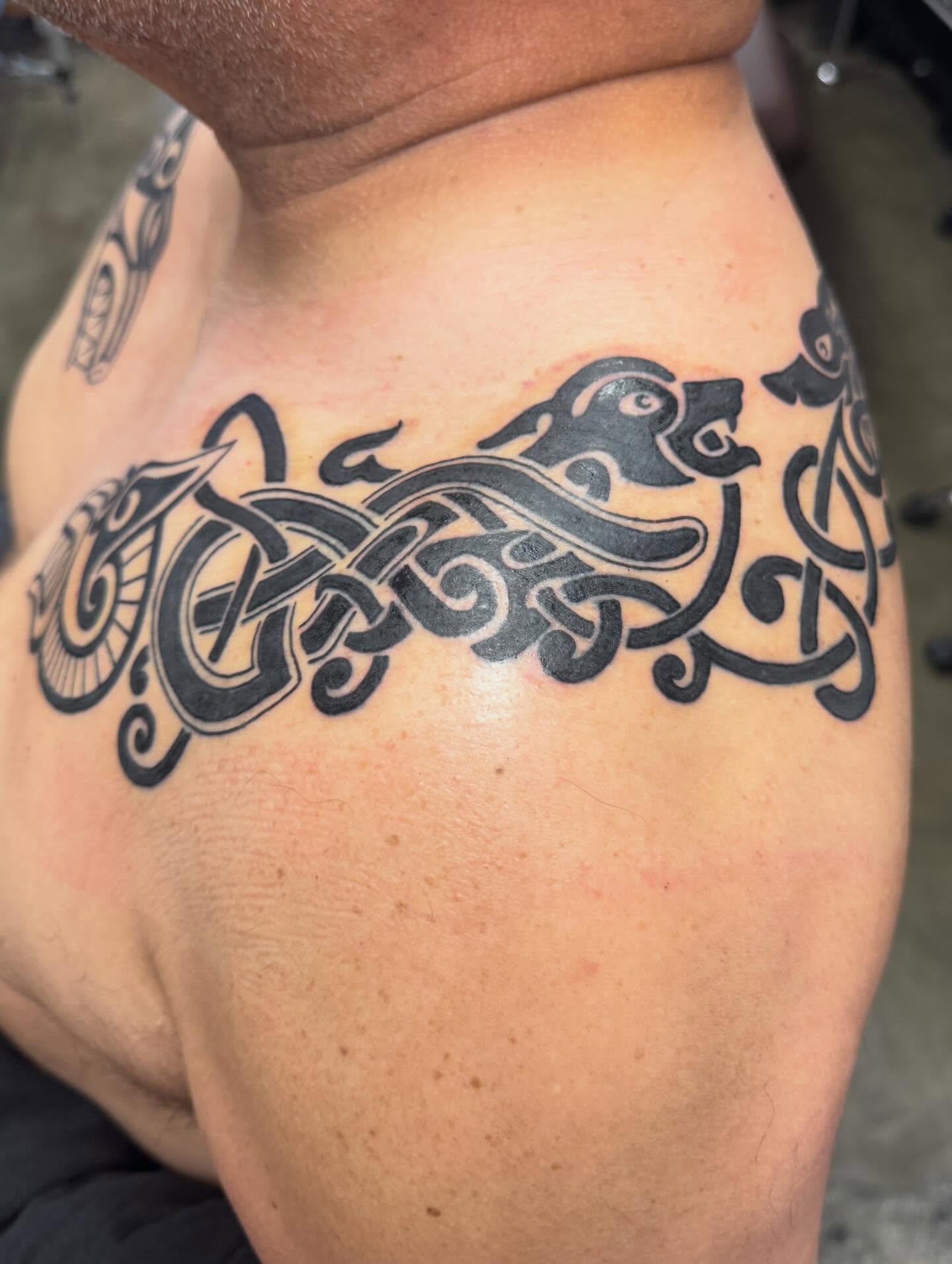 Tattoo by @bobbyjoeward — black_and_grey