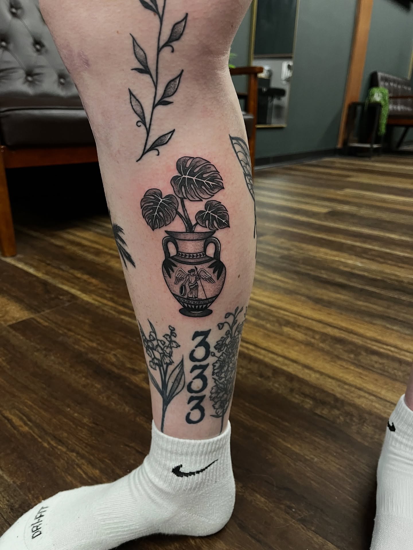 Tattoo by @autumnrosetattoos — black_and_grey