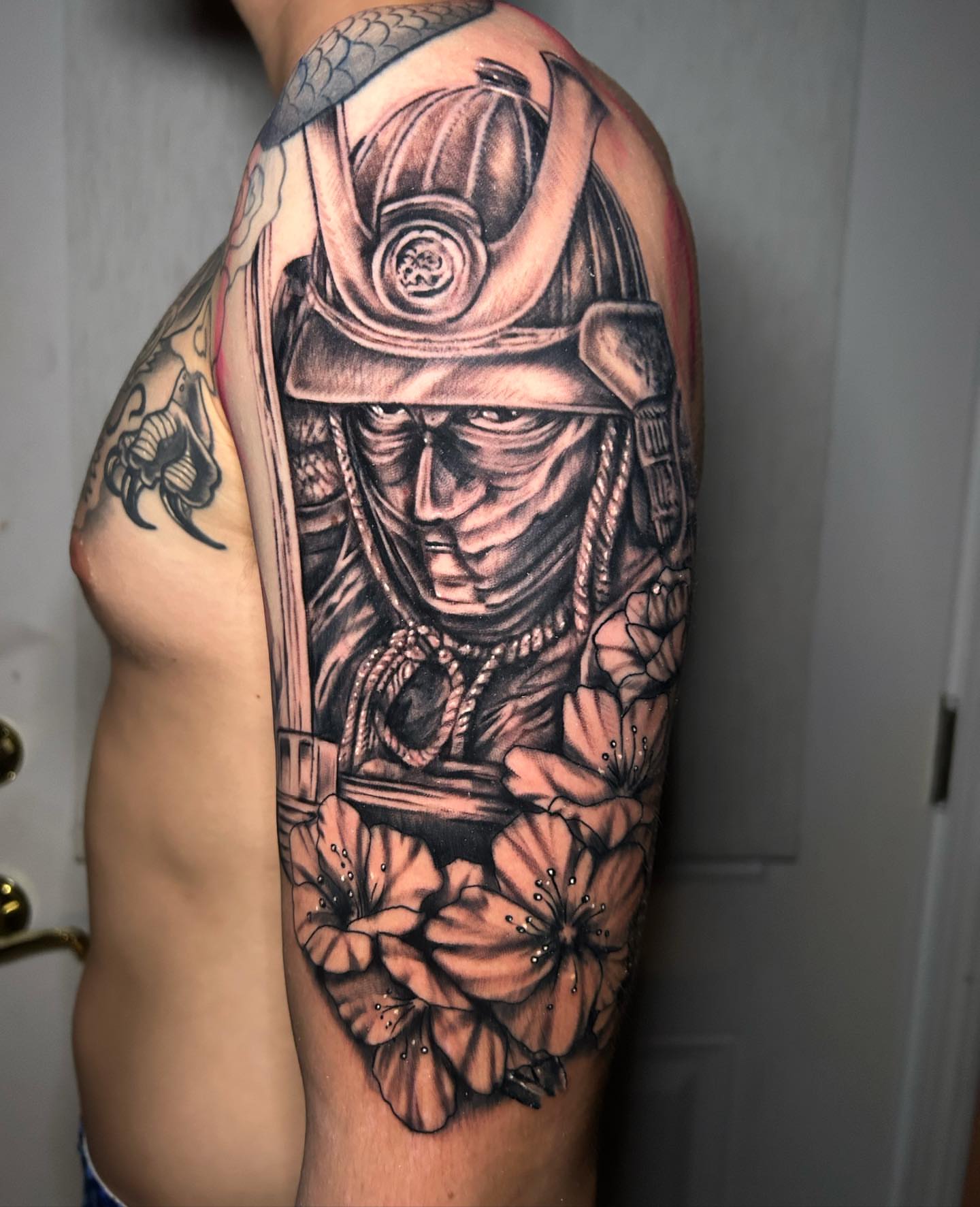 Tattoo by @charlld0 — black_and_grey, realism