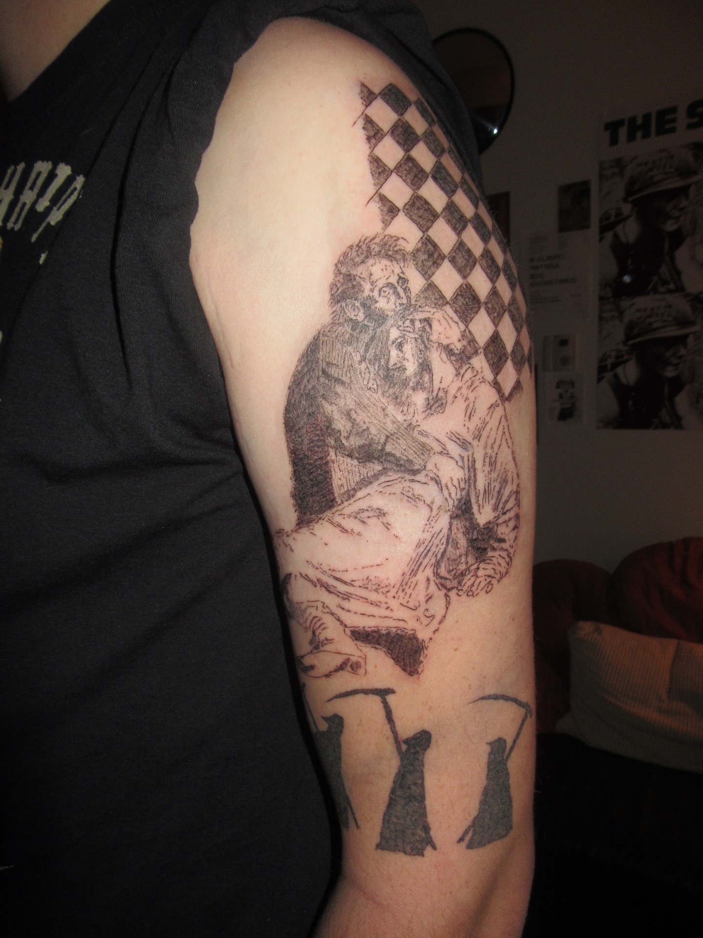 Tattoo by @sacer________ — black_and_grey, realism