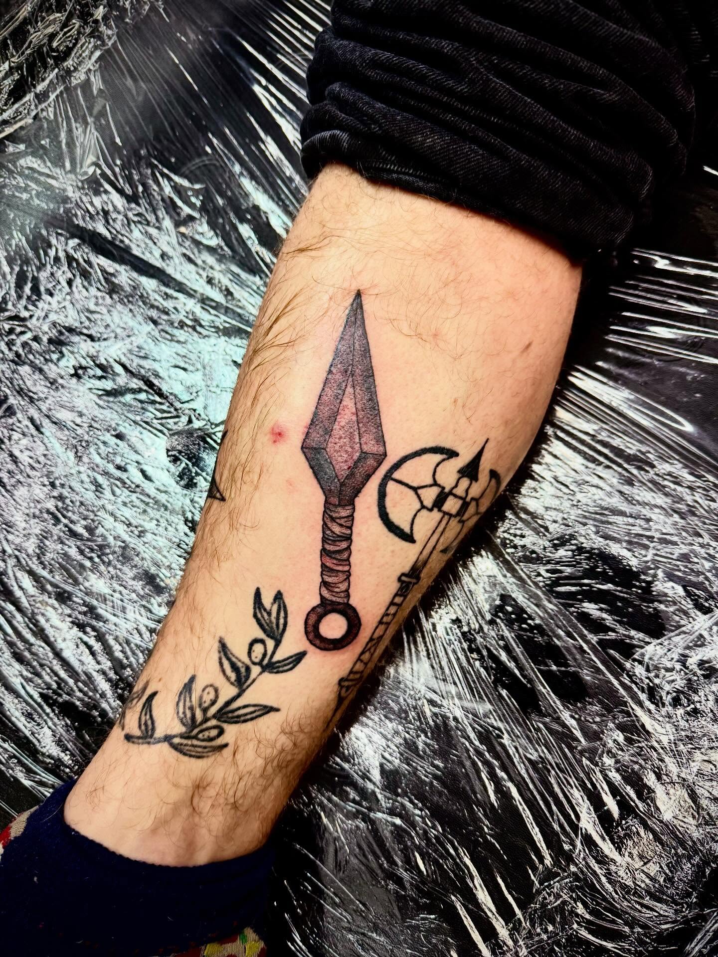 Tattoo by @kodas_tattoos — black_and_grey