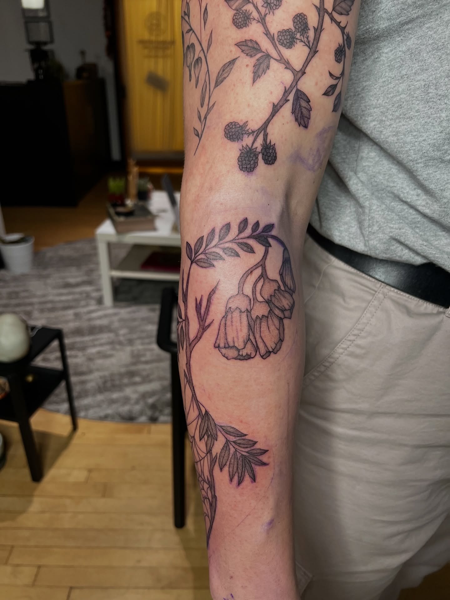 Tattoo by @lovelyinink_ — black_and_grey