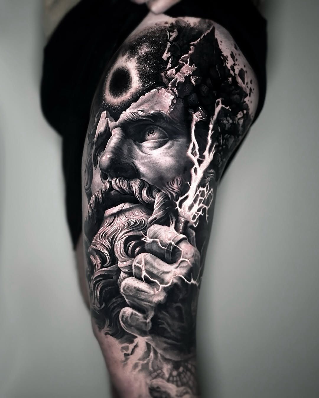 Tattoo by @umzii__tattoo β realism, black_and_grey