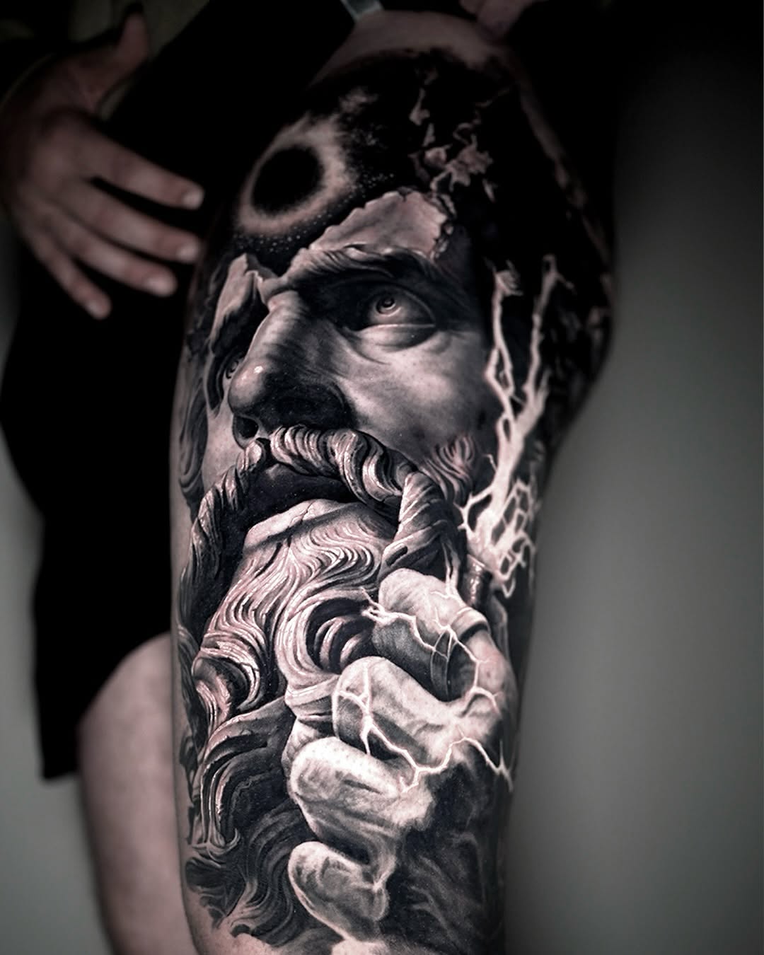 Tattoo by @umzii__tattoo β realism, black_and_grey