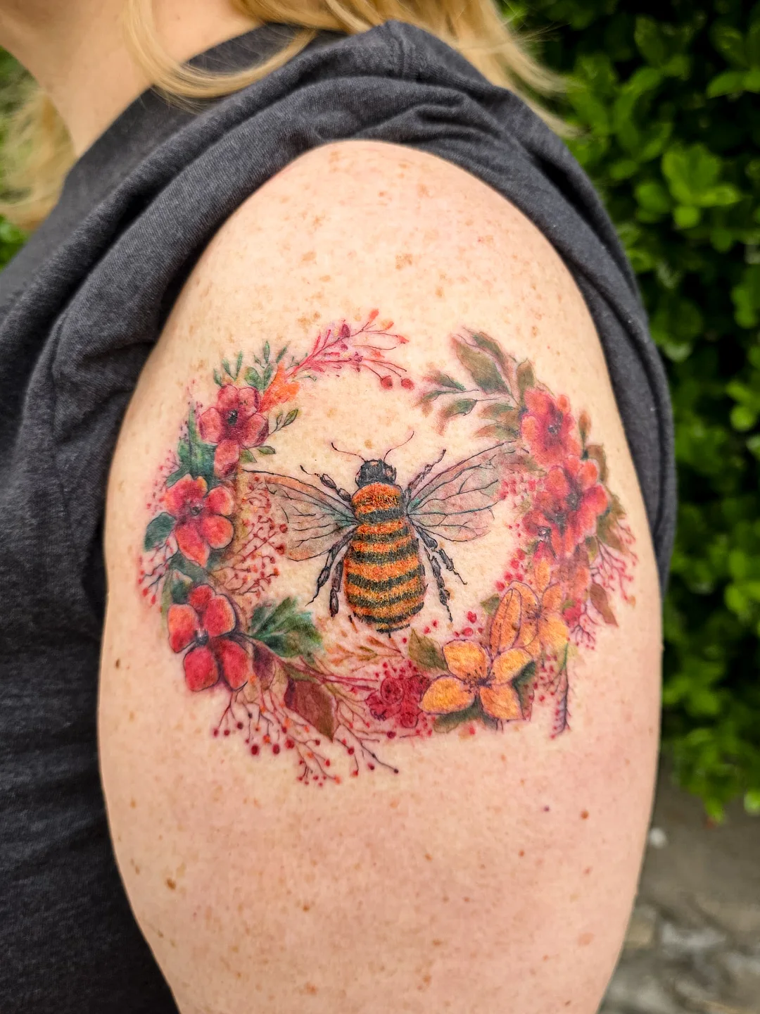 Tattoo by @veroinks — watercolor