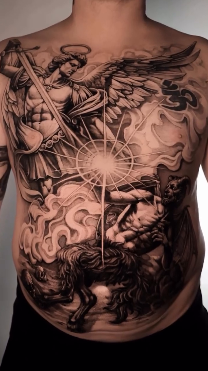 Tattoo by @abcd_tattoo — realism, black_and_grey