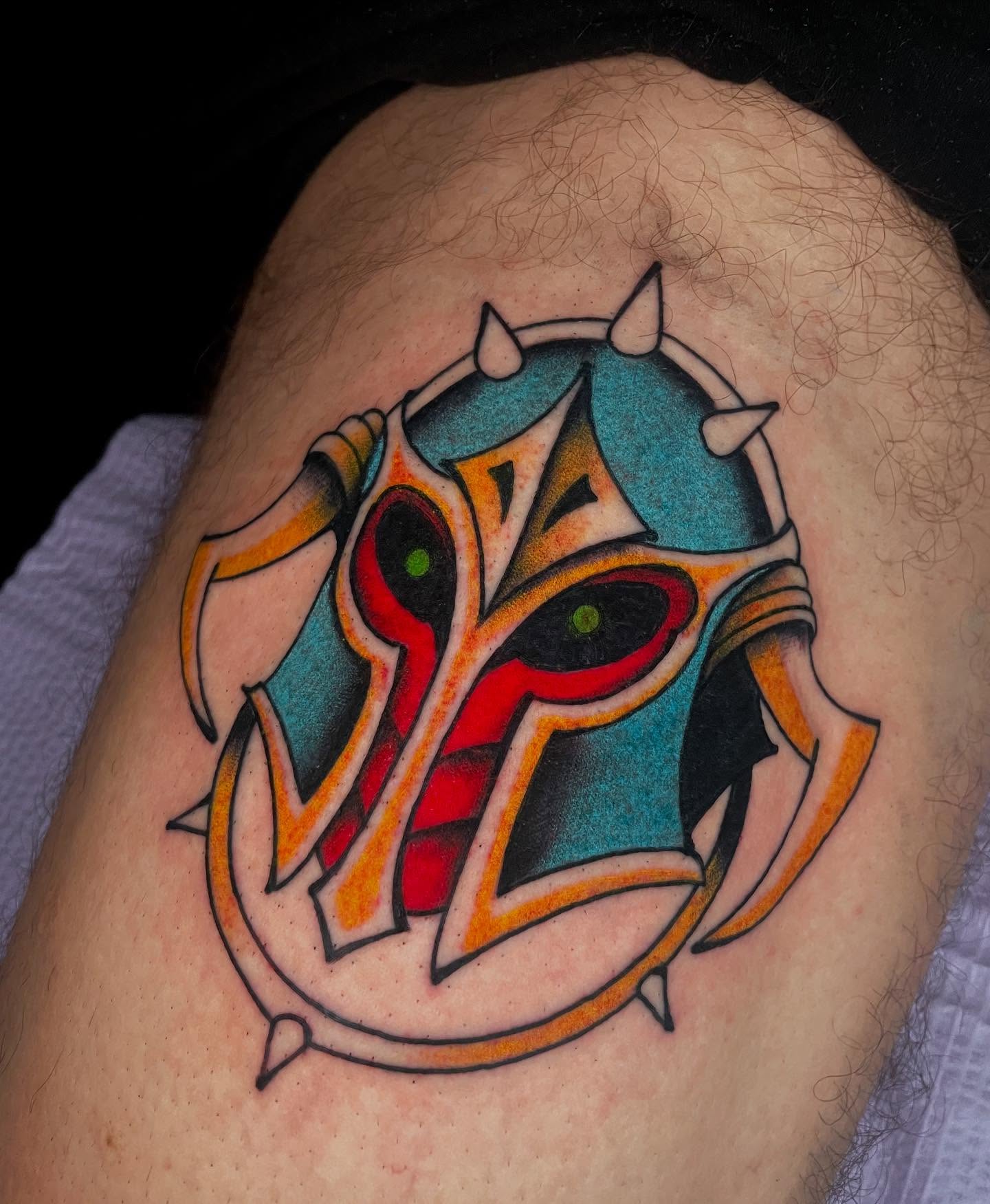 Tattoo by @zurdouno — geometric