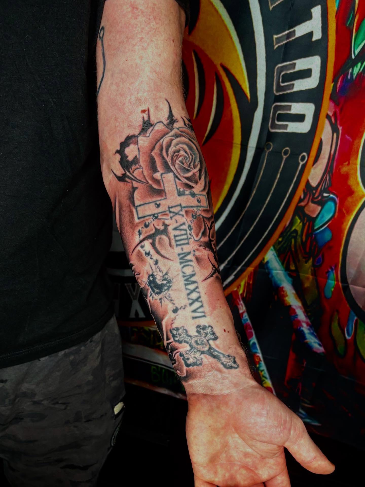Tattoo by @sadist.guilt — black_and_grey, realism