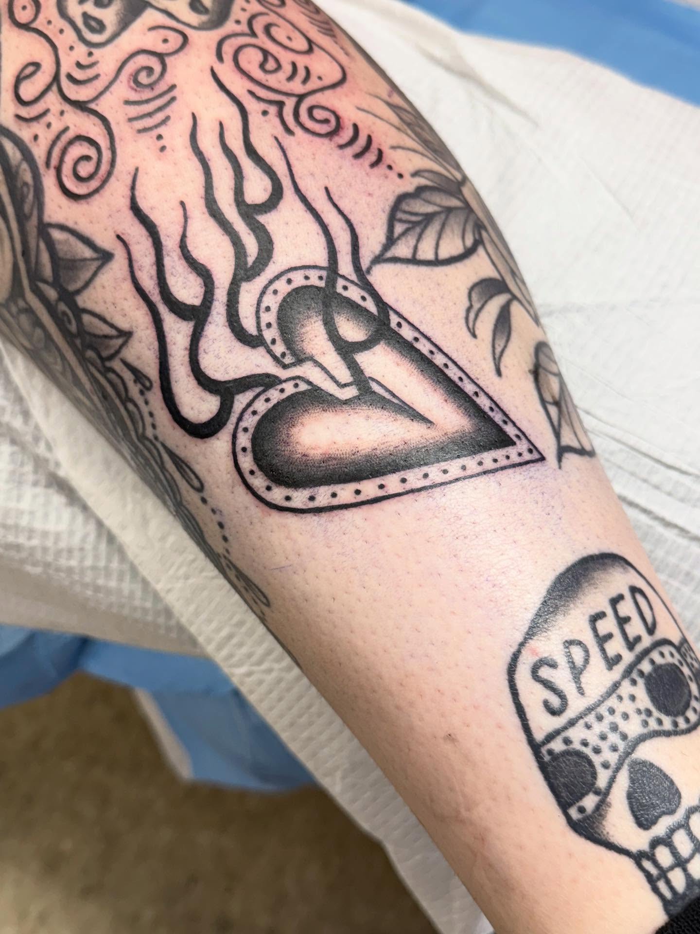 Tattoo by @coldirontattoo — black_and_grey